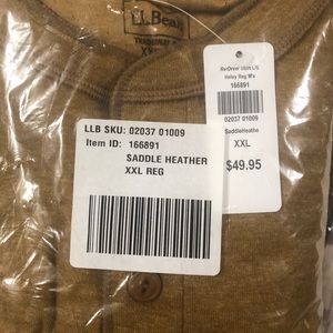 L.L.Bean Men’s Long sleeve shirt. Brand new!